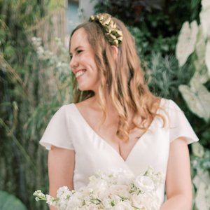 Jennifer BEHR Lorelei Gold Fabric Headband